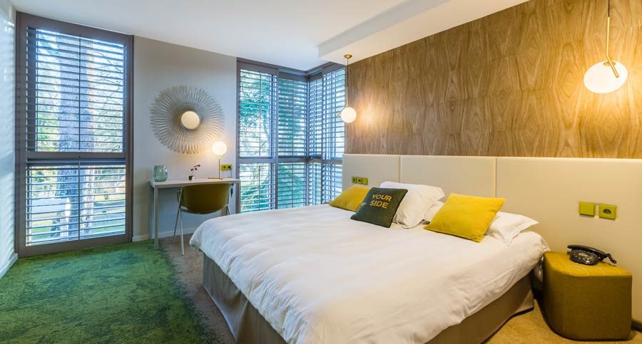 Projet d'aménagement d'une chambre d'hôtel à Bordeaux par un architecte d'intérieur