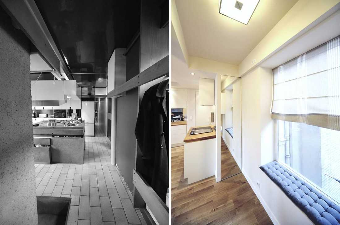 Aménagement d'un appartement atypique par un architecte d'intérieur à Bordeaux