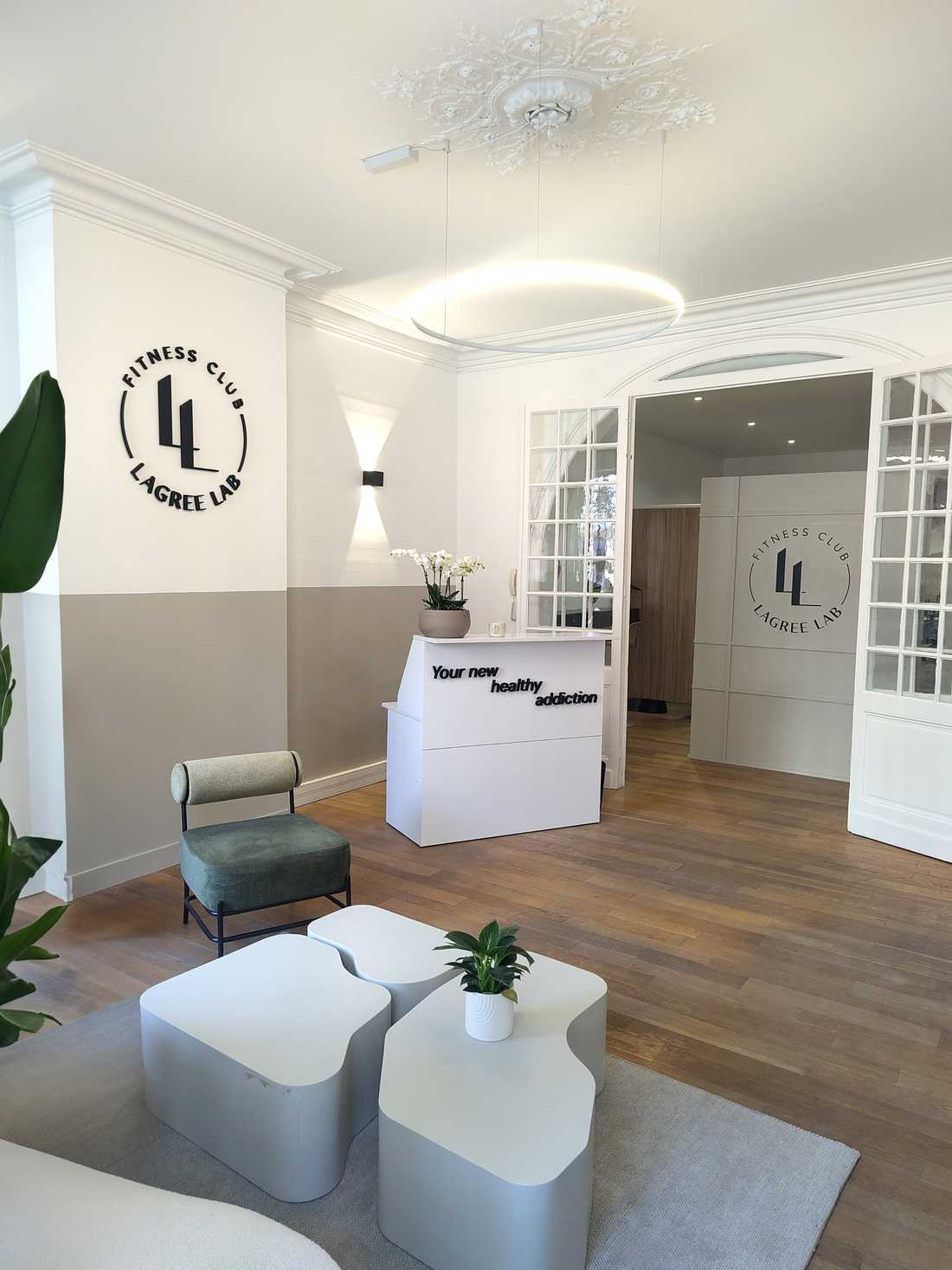 Accueil de la salle de sport premium à Bordeaux