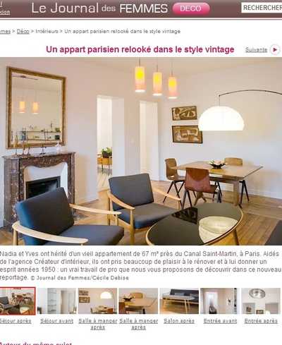 Article sur la déco ethnique chic d'un appartement