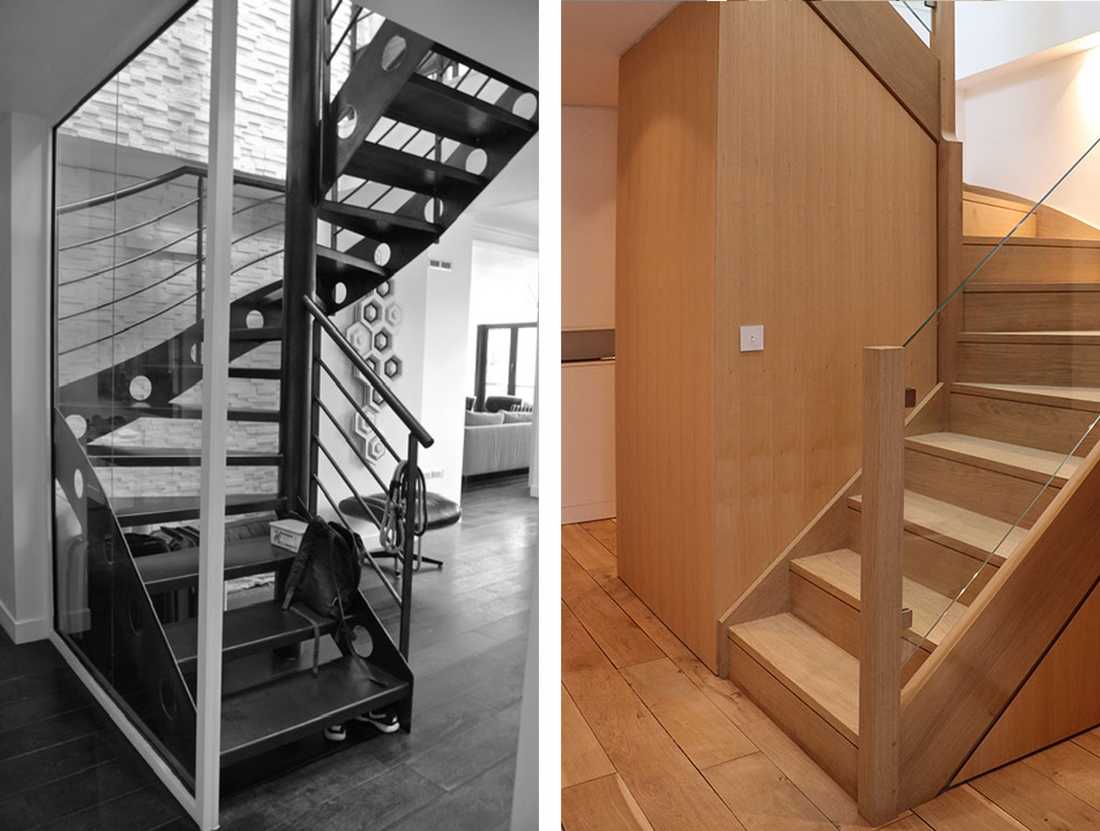 Remplacement d'un escalier interieur par un architecte à Bordeaux