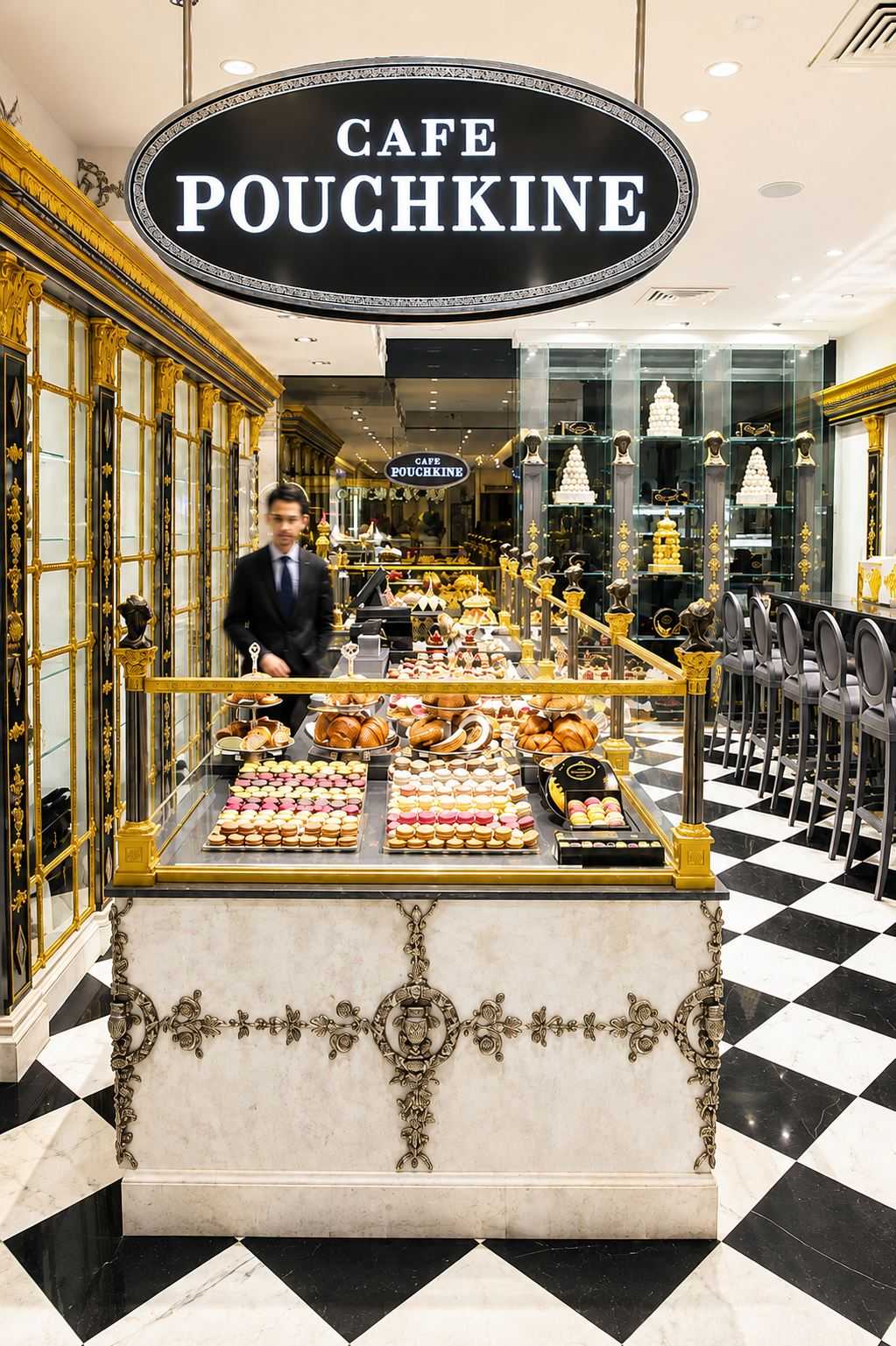Aménagement d'un café par un architecte spécialiste de l'architecture commerciale à Bordeaux