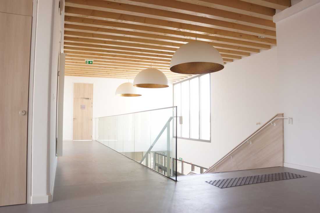 Escalier interieur de l'école