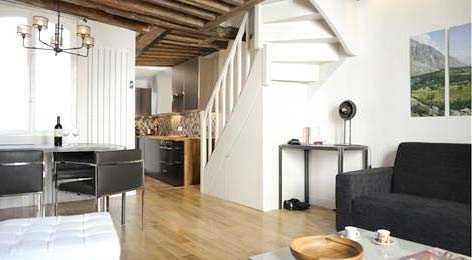 Réalisation d'architecture d'intérieur : rénovation d'un appartement en duplex à Bordeaux
