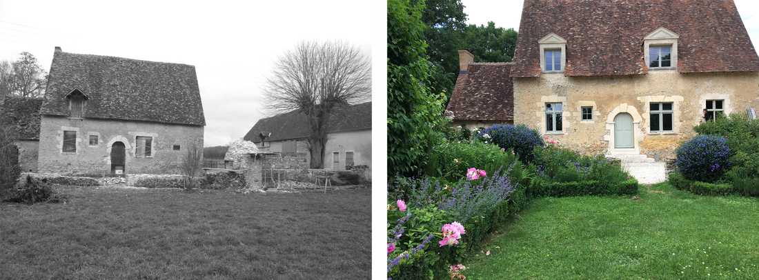 Création d'un jardin de villégiature dans une maison du 16e siècle en Gironde