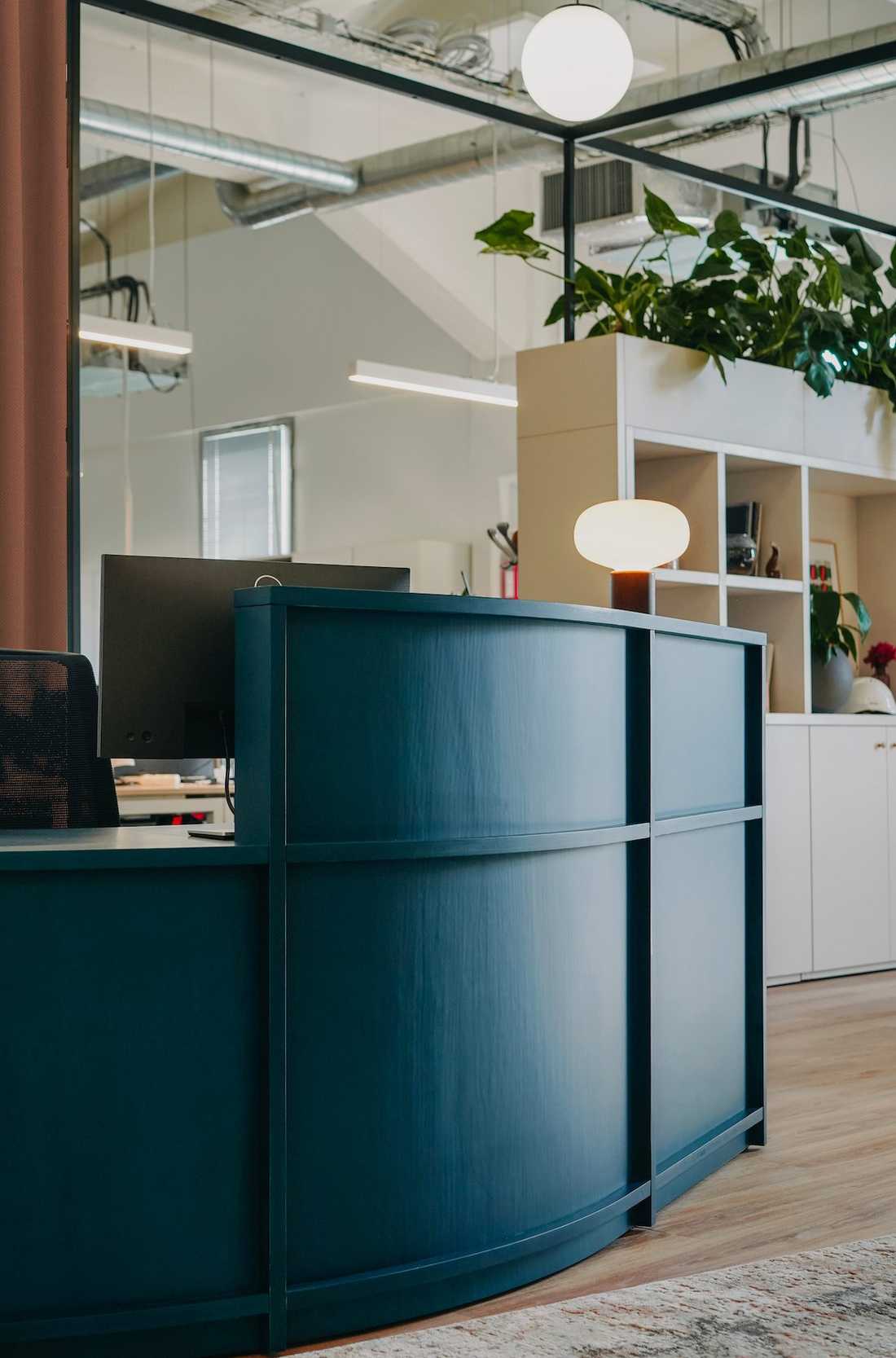 Réception dans les bureaux d'une entreprise à Bordeaux