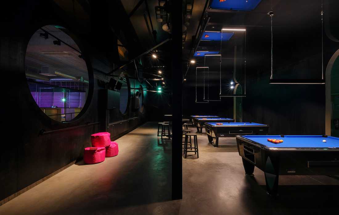 Salle de billard du multiplex