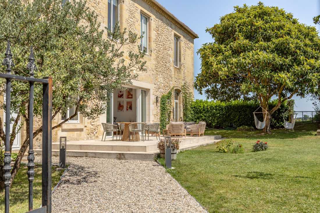 Aménagement paysager d'un château en Gironde