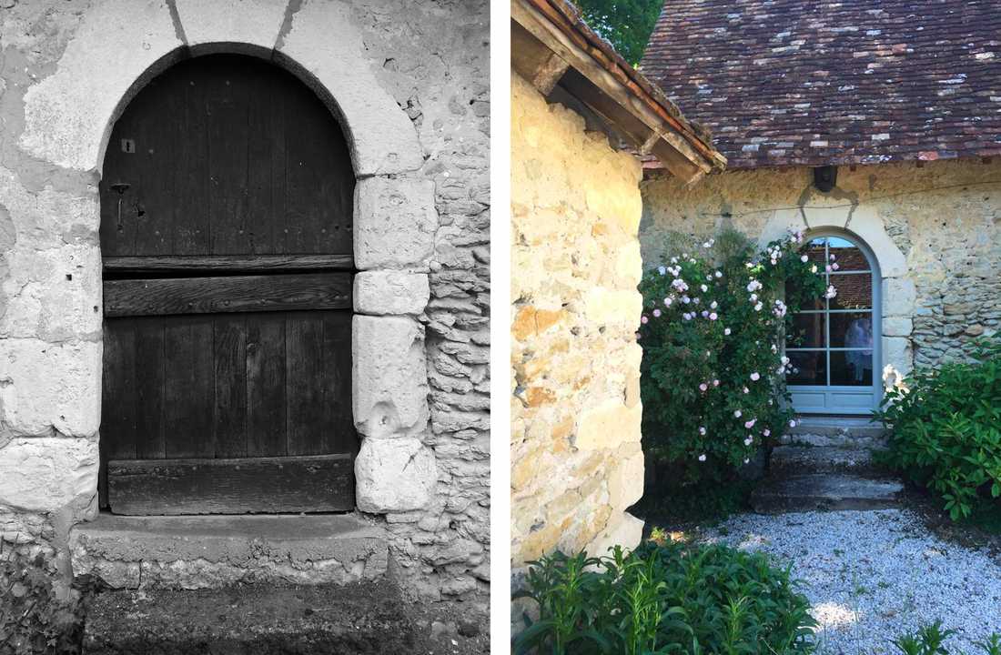 Restauration d'un ensemble de batiments du 16e siècle par un jardinier paysagiste en Nouvelle-Aquitaine