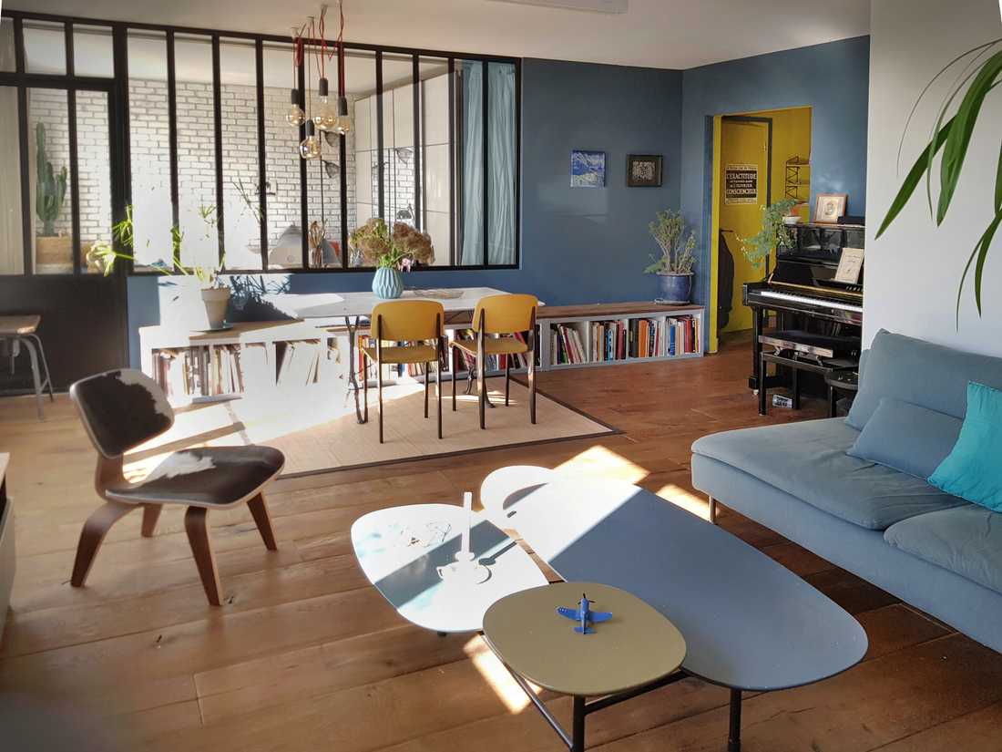 Rénovation d'un appartement de 70m2 par un architecte d'intérieur à Bordeaux