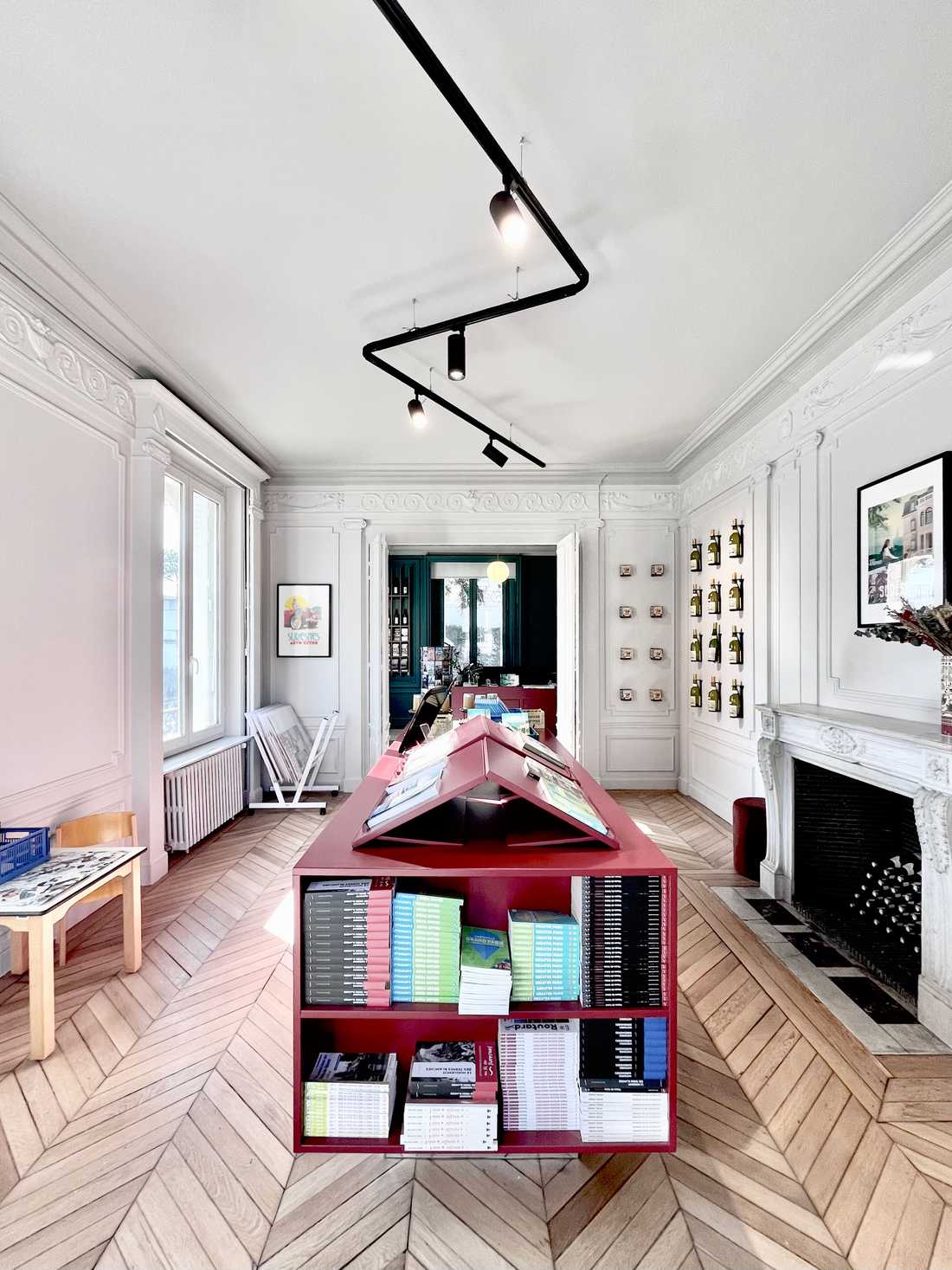 Interior designer redesigns a museum shop in Bordeaux