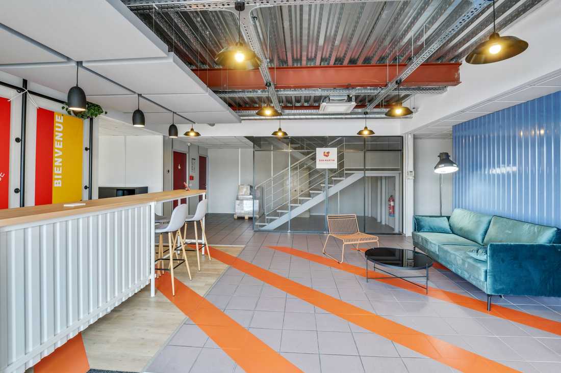 Rénovation de la salle d'accueil d'une agence de location à Mérignac