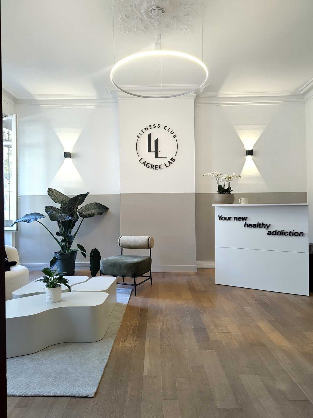 Salle de fitness à Bordeaux aménagé par un architecte d'intérieur