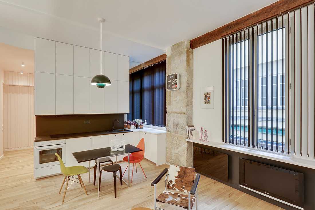 cuisine-ouverte-amenage-architecte-interieur à Bordeaux