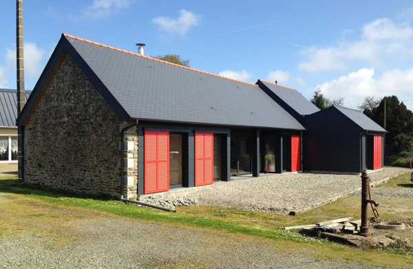 Rénovation d'un corps de ferme par un architecte