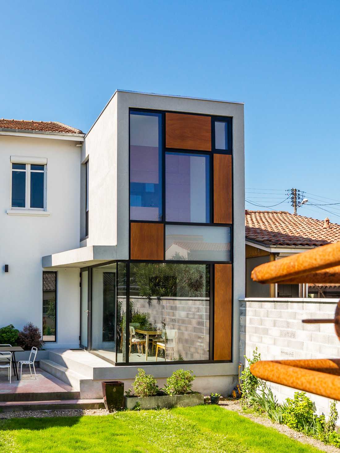 Extension of a town house in Bordeaux