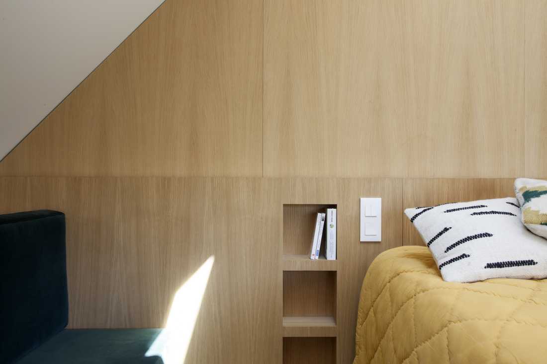 Chambre contemporaine en chêne