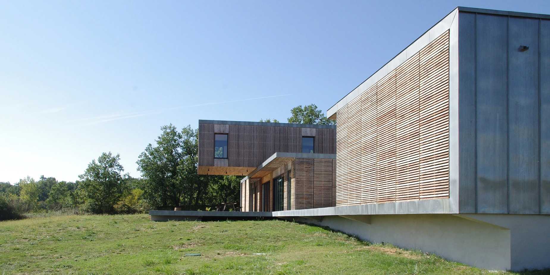 Maison contemporaine esprit loft réalisée par un architecte à Bordeaux