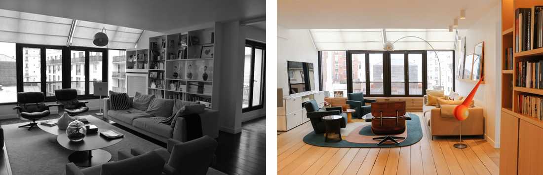 Avant - Après : rénovation d'un appartement de 210m2 par un architecte d'intérieur à Bordeaux