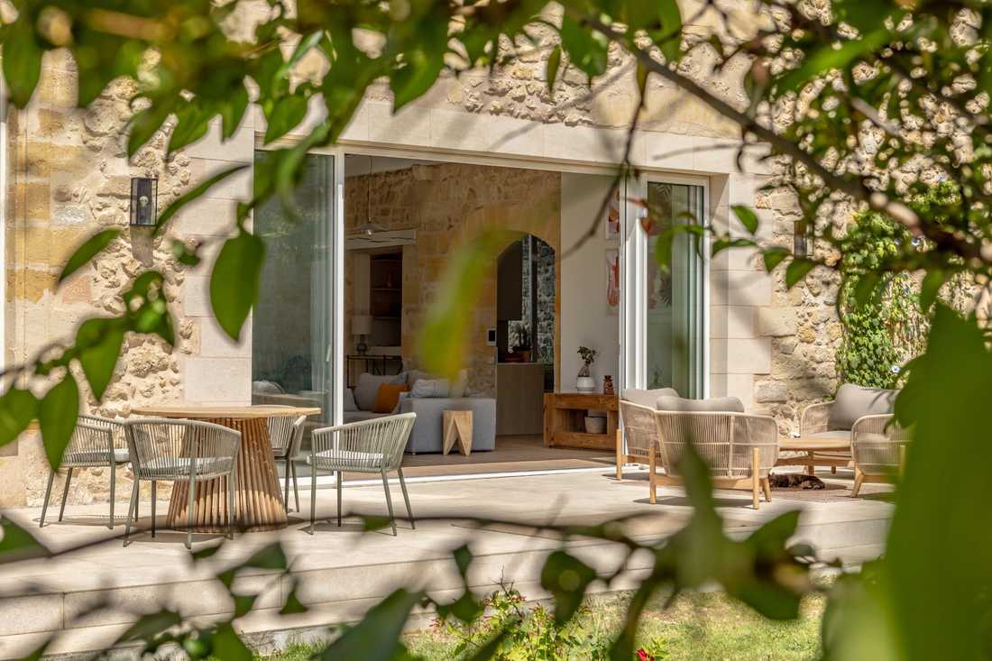Aménagement paysager pour un château dans la région de Bordeaux