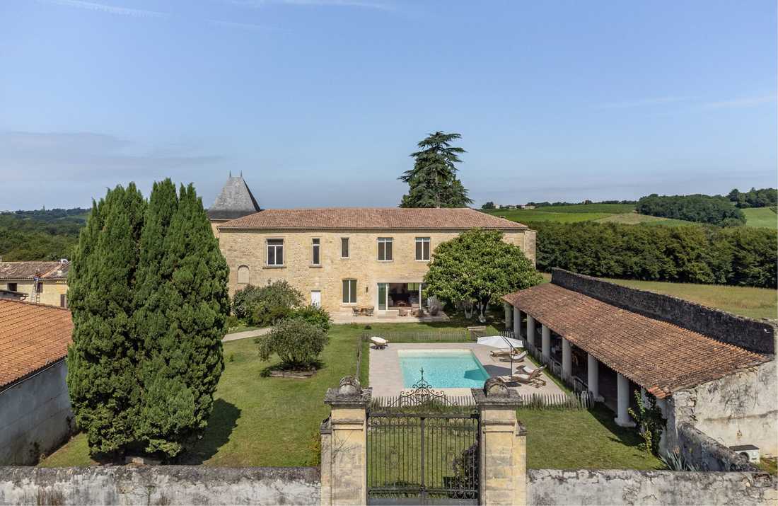 Rénovation intérieure d'un chateau du XVIIe par un architecte d'intérieur en Gironde